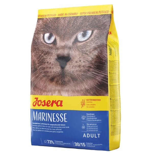 1655712426_josera-marinesse-sausa-bariba-ar-zivim-kakiem-ar-baribas-alergijam-2-kg Josera Marinesse сухой корм с рыбой для кошек с пищевой аллергией, 2 кг — изображение 1