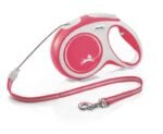 Flexi New Comfort M 8m Red тросовый поводок для собак до 20 кг